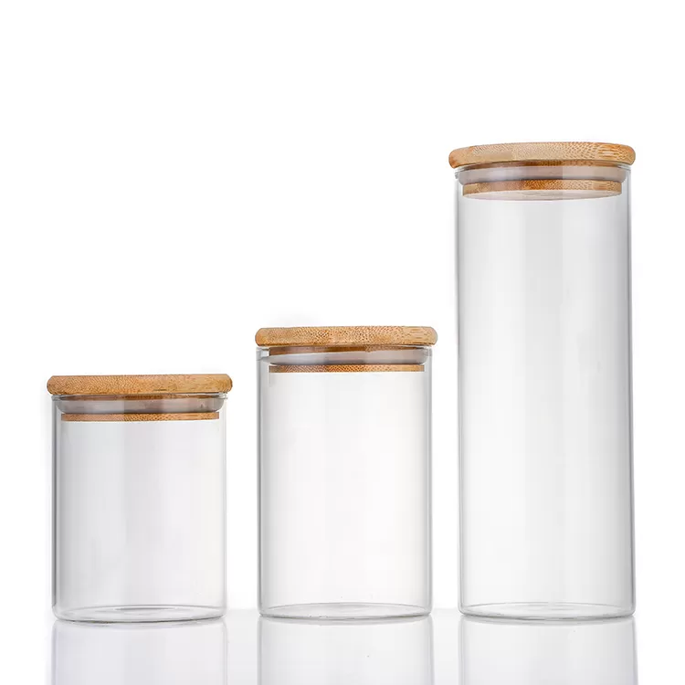 Høj borosilikat glasflaske