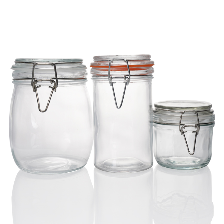 Swing Top Lid Glass Jar
