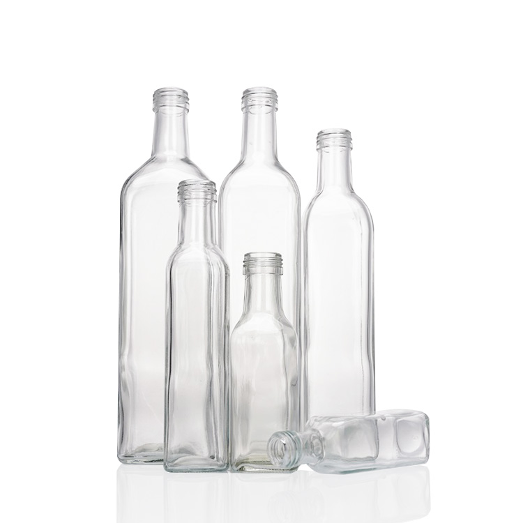 madlavningsoli glasflaske