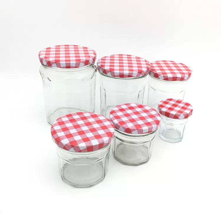 Glasfoderkrukke