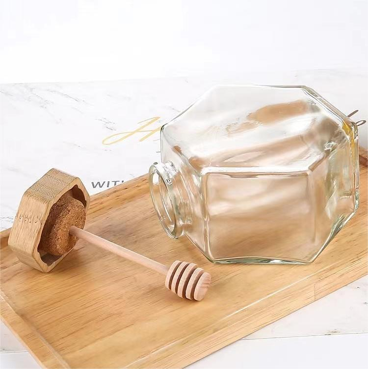 Glass Honey Jar