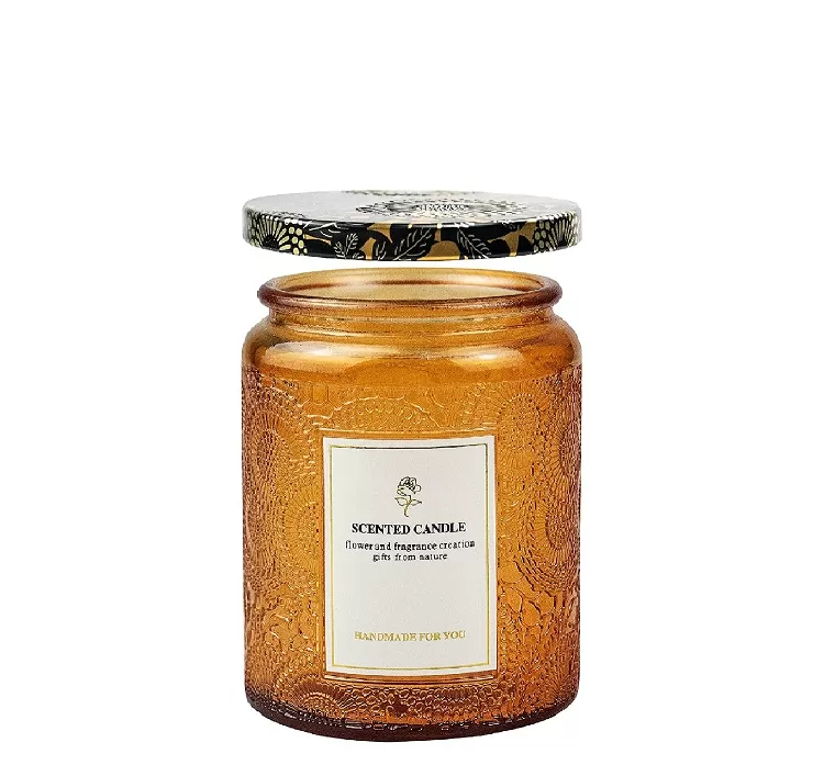 glass candle jar
