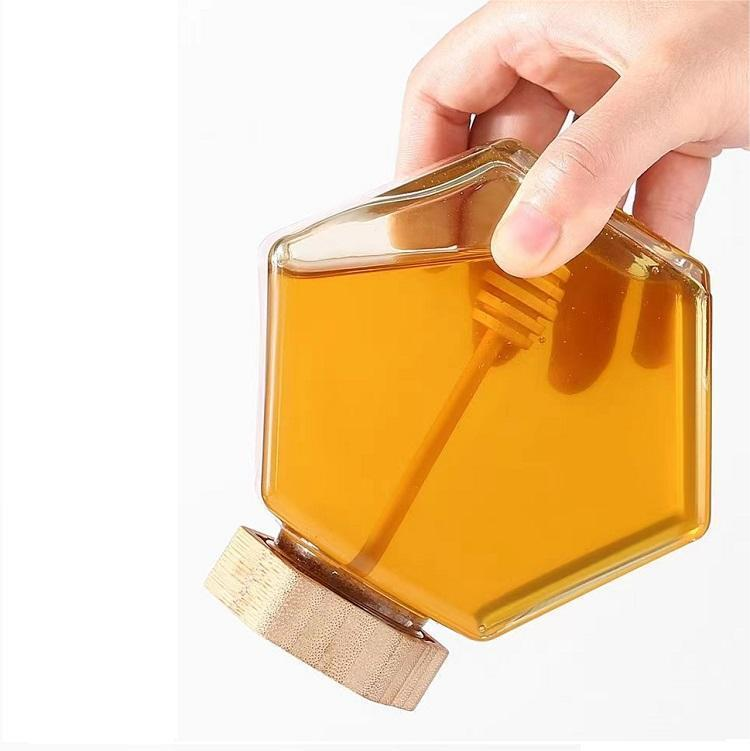 Glass Honey Jar