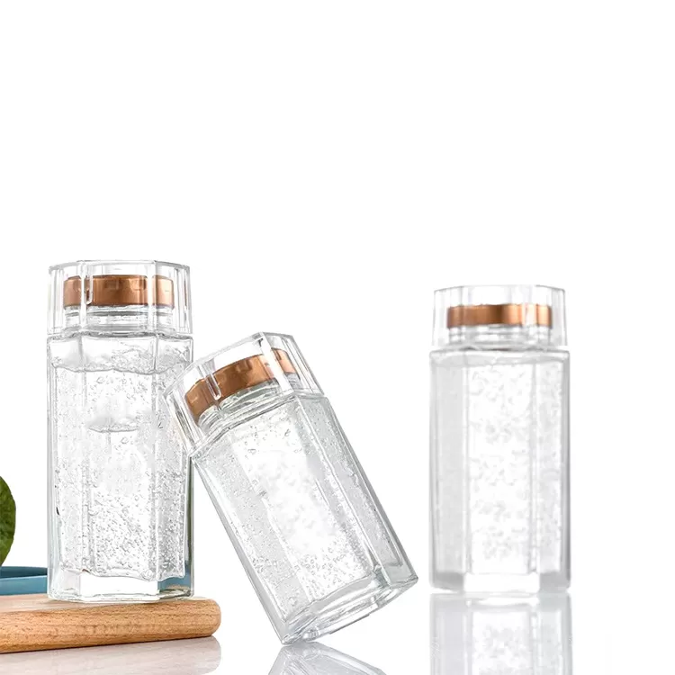 bird'd nest glass bottle