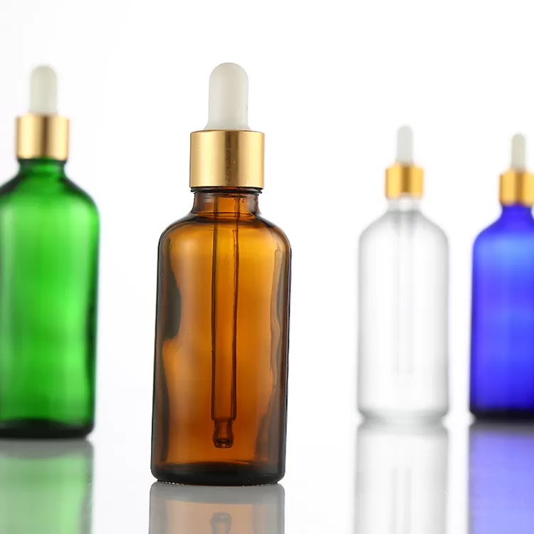 30ml Brown Color Glass Boston Bottle