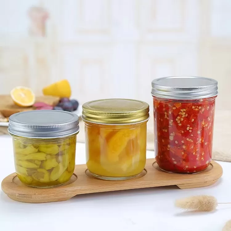 China 8oz Caviar Jam Glass Food Jar with Aluminum Lid Factory & Wholesaler | Glint Featured Image