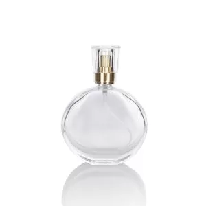 30 ml 50 ml oblate Screck kaklo stiklo kvepalų butelis