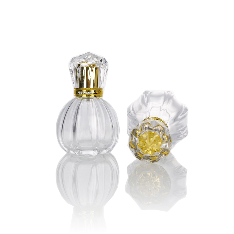 China 60ml 2oz Petal Glass Perfume Bottle with Screw Neck Factory & Wholesaler | Glint Featured Image