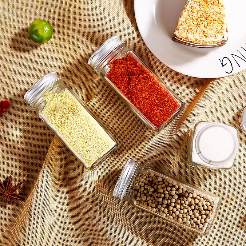 China 120ml 4oz Seasoning Glass Jar with Aluminum Lid Factory & Wholesaler | Glint Featured Image