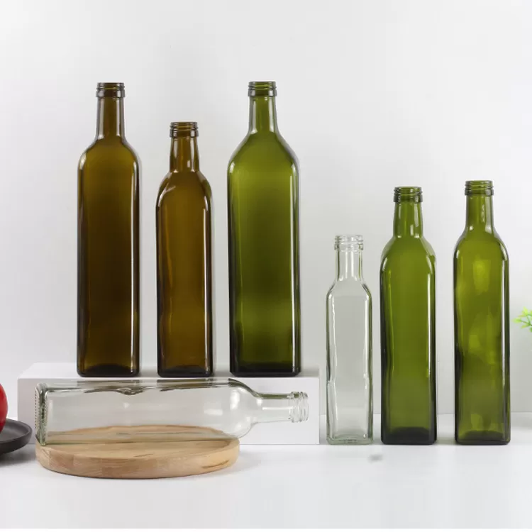 Kina 500 ml Clear Cooking Oil Glass Flaske Fabrik & grossist | Glint featured billede