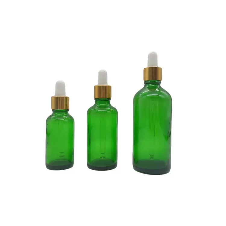 China 30ml Green Dropper Bottle Essential Oil Bottle Factory & Wholesaler | Glint Featured Image