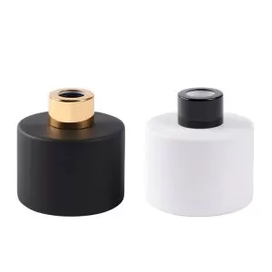 100ml White&Black Round Diffuser Glass Bottle