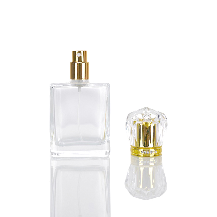 China 50ml Elegant Flat Perfume Glass Bottle Factory & Wholesaler | Glint Featured Image