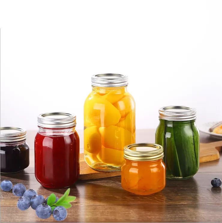1000ml Glass Mason Jar with Split Lid