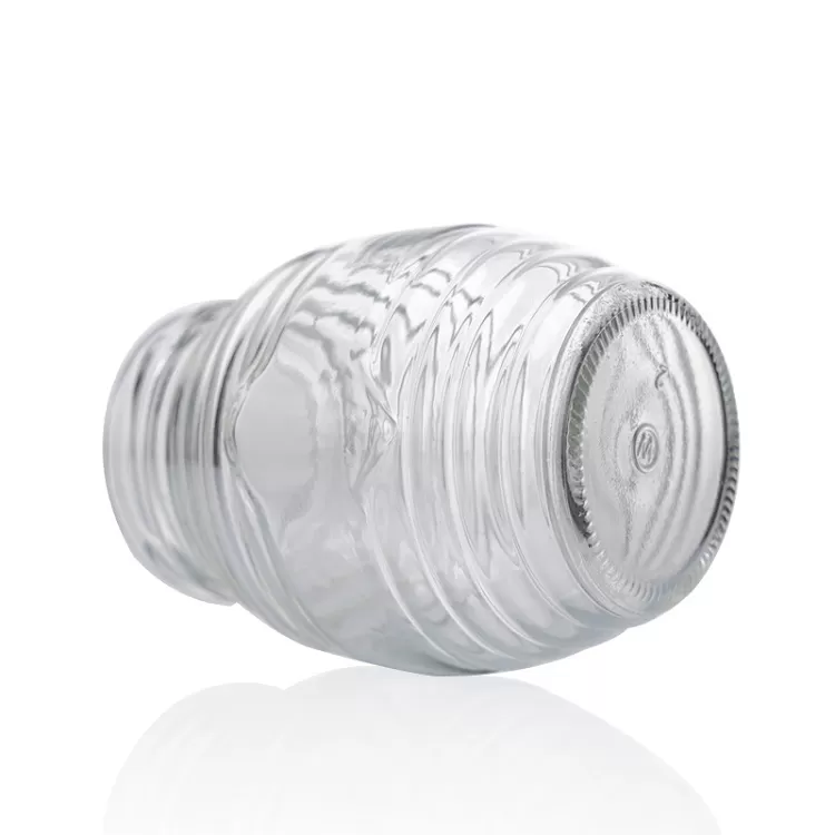 Kina 500 ml Hive-Shape Glass Honey Jar With Metal Lid Factory & Grossist | Glint featured billede