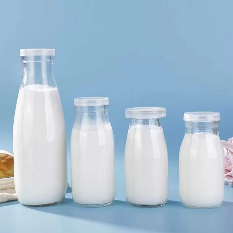 China 500ml Transparent Bayonet Glass Milk Bottle Factory & Wholesaler | Glint Featured Image