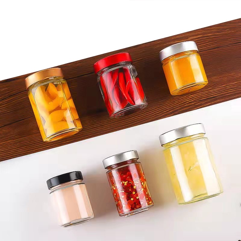 China 280ml Cylinder Pickles Glass Bottle with Tin Lid Factory & Wholesaler | Glint Featured Image