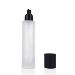 काले ढक्कन के साथ 20ml से 120ml ग्लास स्प्रे मिस्ट बॉटल