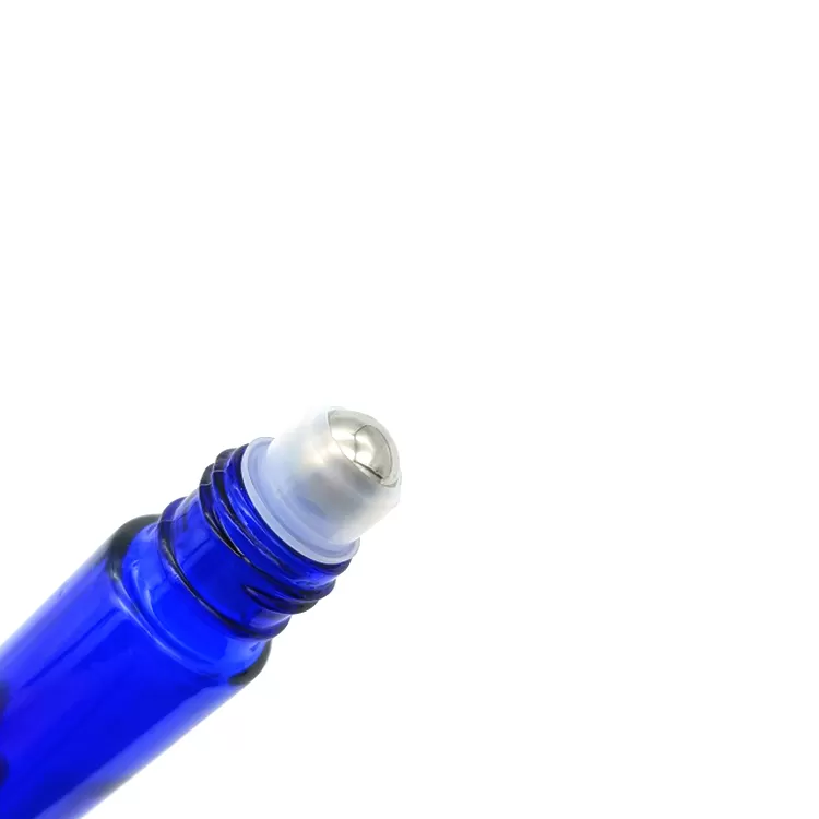 China 15ml Blue Glass Roll-on Cosmetic Bottle Factory & Wholesaler | Glint Featured Image