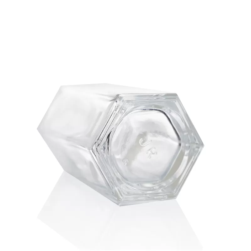 bird'd nest glass bottle