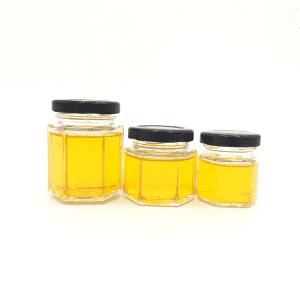 180ml Hexagonal Pickles Honey Jar Sealed Jar