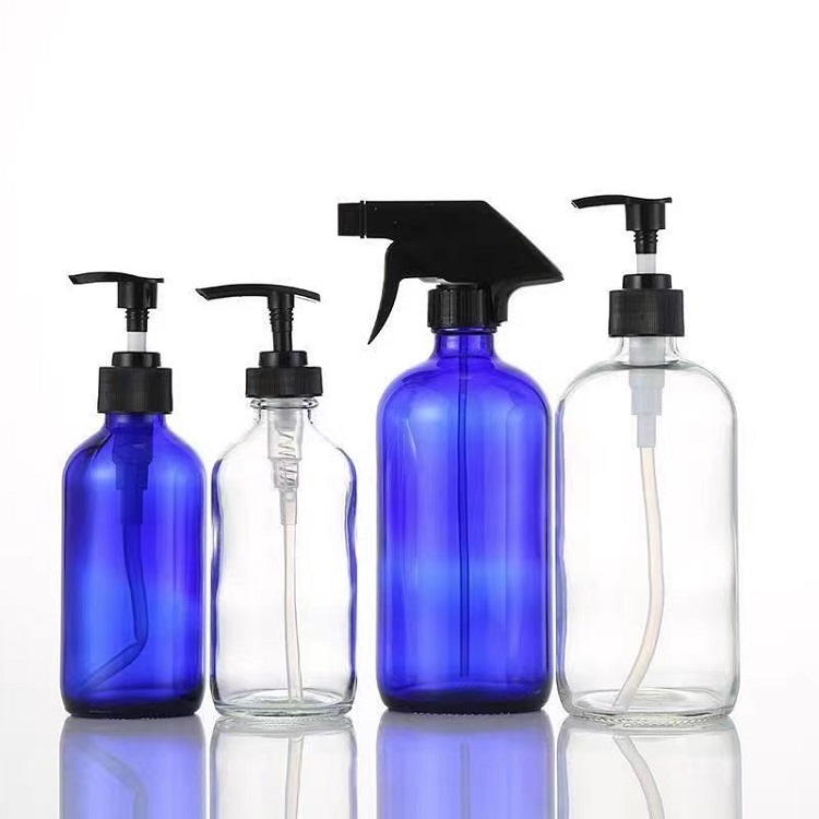 Kina 240 ml 8 oz Boston Glassflaske med pumpefabrik og grossist | Glint featured billede