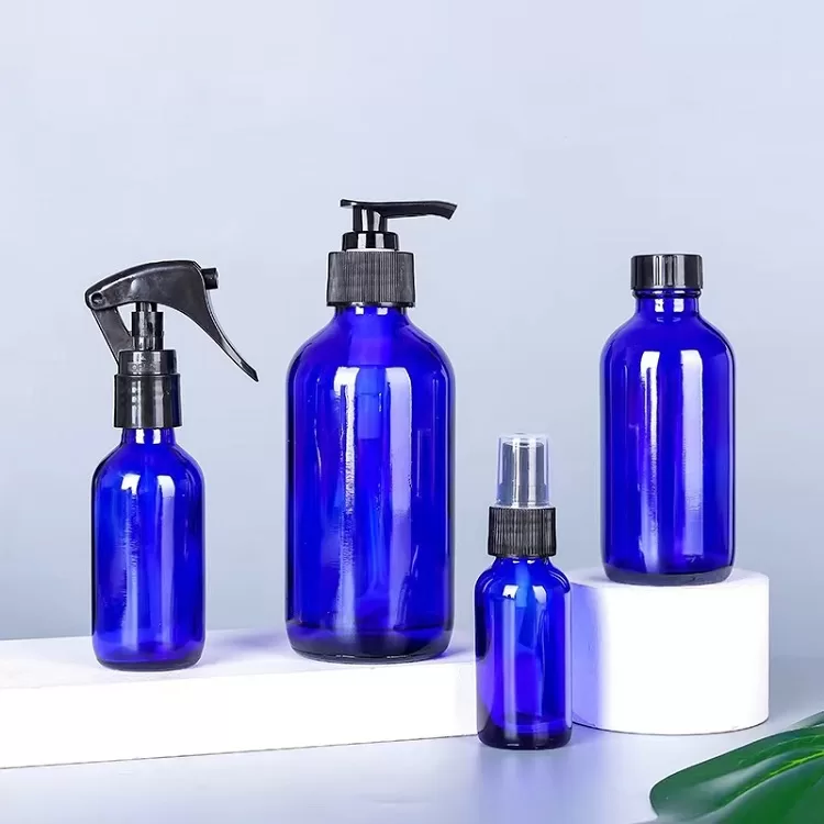 Glass Boston bottle