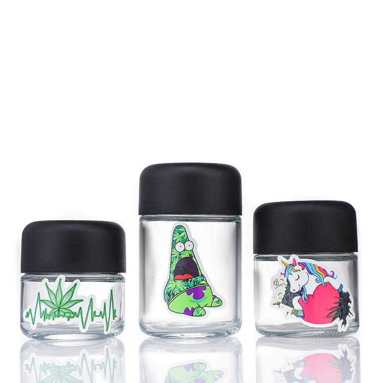 Kina 60-180 ml glas ukrudt Cannabis Jars Factory & grossist | Glint featured billede
