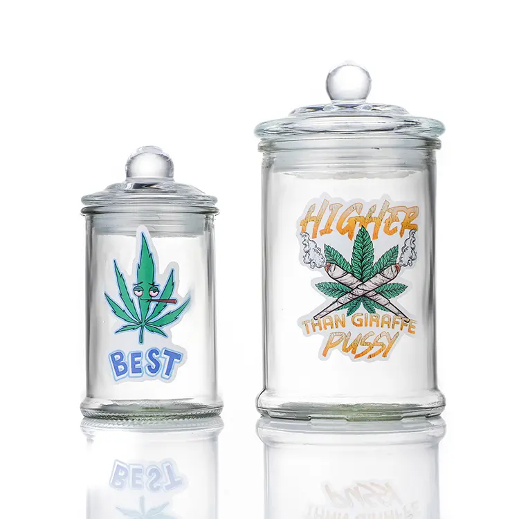 China 70ml 150ml 200ml 375ml Clear Weed Food Storage Glass Jar Factory & Wholesaler | Glint Featured Image