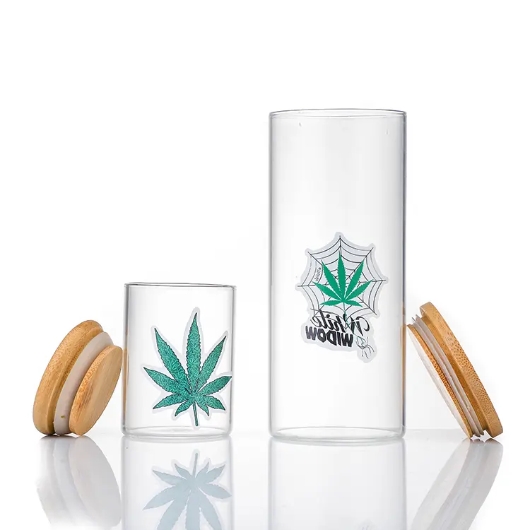 China 220ml High Borosilicate Marijuana Glass Bottles Factory & Wholesaler | Glint Featured Image