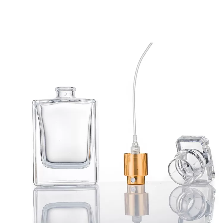 China Luxury 30ml Flat Shape Perfume Glass Bottle Factory & Wholesaler | Glint Featured Image
