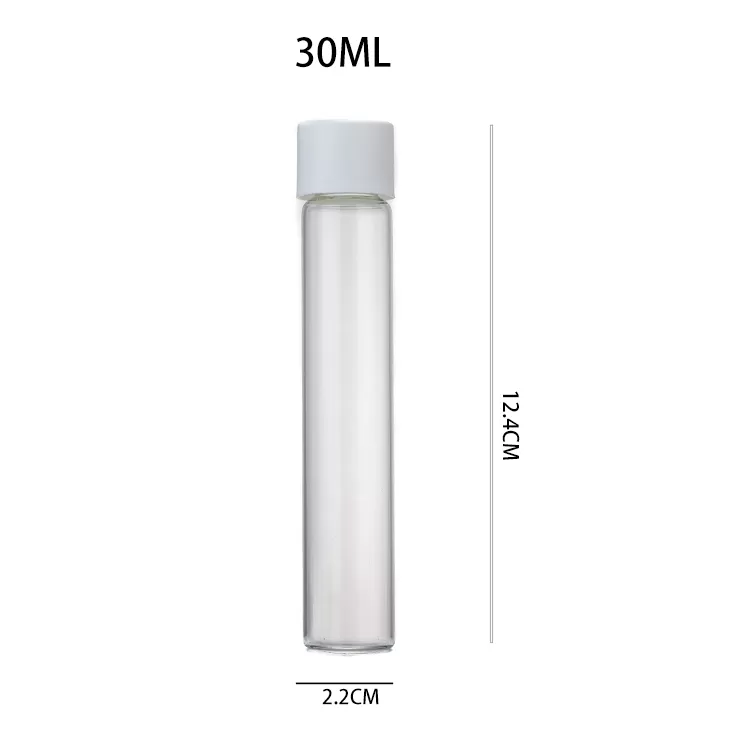 China 5-30ml Tube Glass Cannabis Jars Factory & Wholesaler | Glint Featured Image