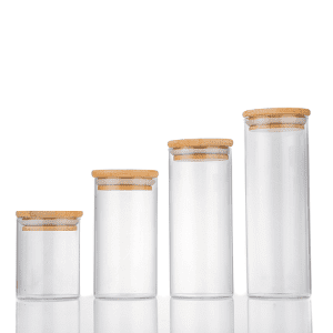Kitchen Food Spices High Borosilicate Glass Storage Jar