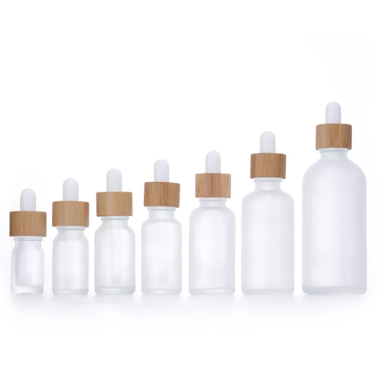 China Clear Matt 50ml Essential Oil Glass Bottle Factory & Wholesaler | Glint Featured Image