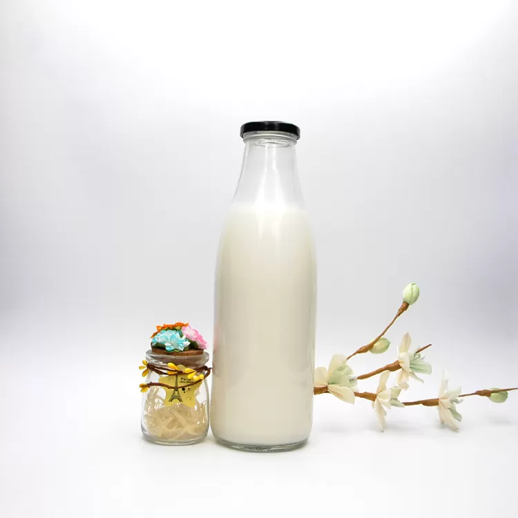 China 500ml Screw Seal Milk Bottle With Metal Cap Factory & Wholesaler | Glint Featured Image
