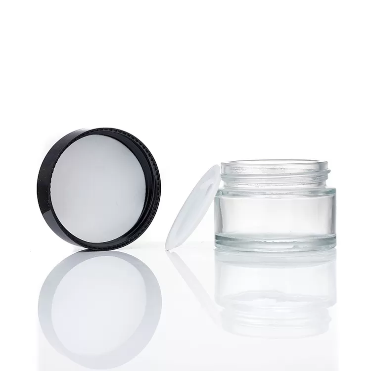 China New Arrival 20g Transparent Glass Cream Jar with Lid Factory & Wholesaler | Glint Featured Image