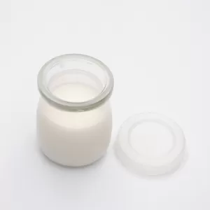 150 ml 5 oz budding yoghurt glas jar med pressehætte