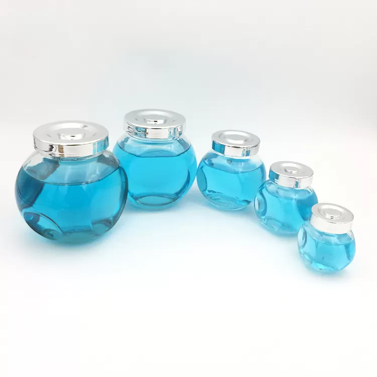 China 180ml 6oz Flat Drum Glass Food Jar with Aluminum Lid Factory & Wholesaler | Glint Featured Image