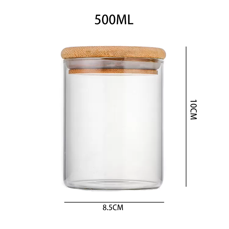 China 500ml Food Grade High Borosilicate Glass Storage Jar Factory & Wholesaler | Glint Featured Image